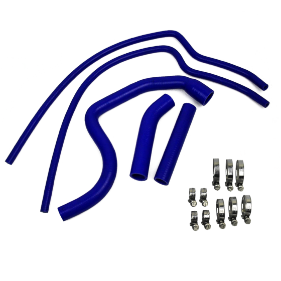 Eazi-Grip Silicone Hose and Clip Kit for Triumph Speed Triple 1050, blue