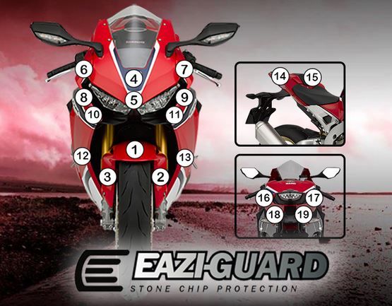 Eazi-Guard Stone Chip Paint Protection Film for Honda CBR1000RR Fireblade