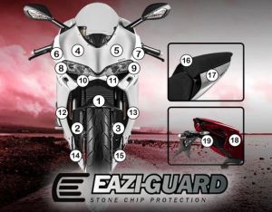 Eazi-Guard Paint Protection Film for Ducati Panigale 959, gloss or matte