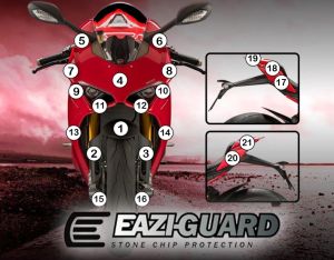 Eazi-Guard Paint Protection Film for Ducati Panigale V4 2018 - 2019, gloss or matte