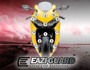 Eazi-Guard Paint Protection Film for Honda CBR1000RR 2008 – 2011, gloss