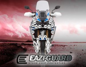 Eazi-Guard Paint Protection Film for Honda Africa Twin Adventure Sports 2018 – 2019, gloss