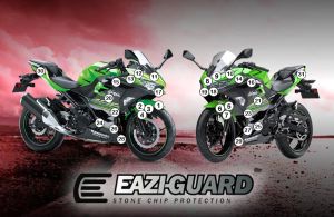 Eazi-Guard Paint Protection Film for Kawasaki Ninja 400, gloss
