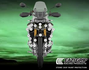 Eazi-Guard Paint Protection Film for Triumph Tiger 900 Rally Pro, gloss or matte