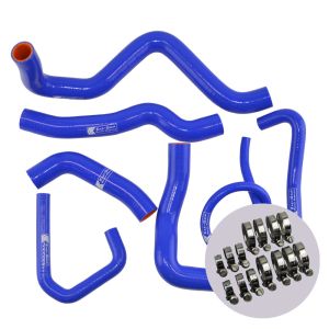 Eazi-Grip Silicone Hose and Clip Kit for Kawasaki ZX-6R 2009 - 2019, blue