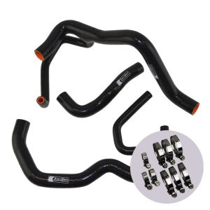 Eazi-Grip Silicone Hose and Clip Kit (Race) for Kawasaki ZX-6R 2009 - 2021, black