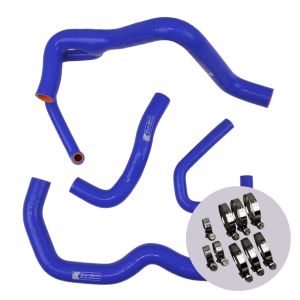 Eazi-Grip Silicone Hose and Clip Kit (Race) for Kawasaki ZX-6R 2009 - 2021, blue