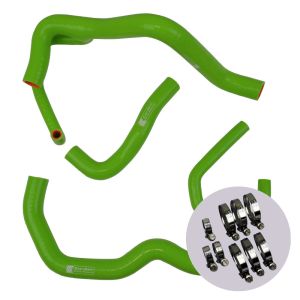 Eazi-Grip Silicone Hose and Clip Kit (Race) for Kawasaki ZX-6R 2009 - 2019, green