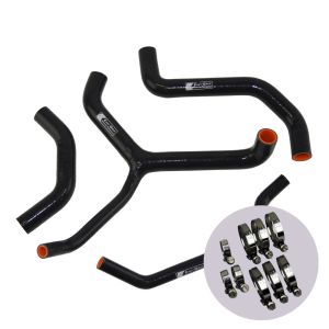 Eazi-Grip Silicone Hose and Clip Kit (Race) for Kawasaki ZX-10R 2016 - 2019, black
