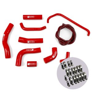 Eazi-Grip Silicone Hose and Clip Kit for Yamaha YZF-R6, red