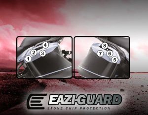 Eazi-Guard Pannier Protection Film for Kawasaki Ninja Versys, gloss or matte