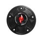 Accossato Fuel Cap Quick Action for Kawasaki ZRX1200 Z1000 ZZR1200 ZX-6R ZX-10R red