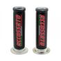 Accossato Pair of Classic Racing Grips with Red Logo closed end