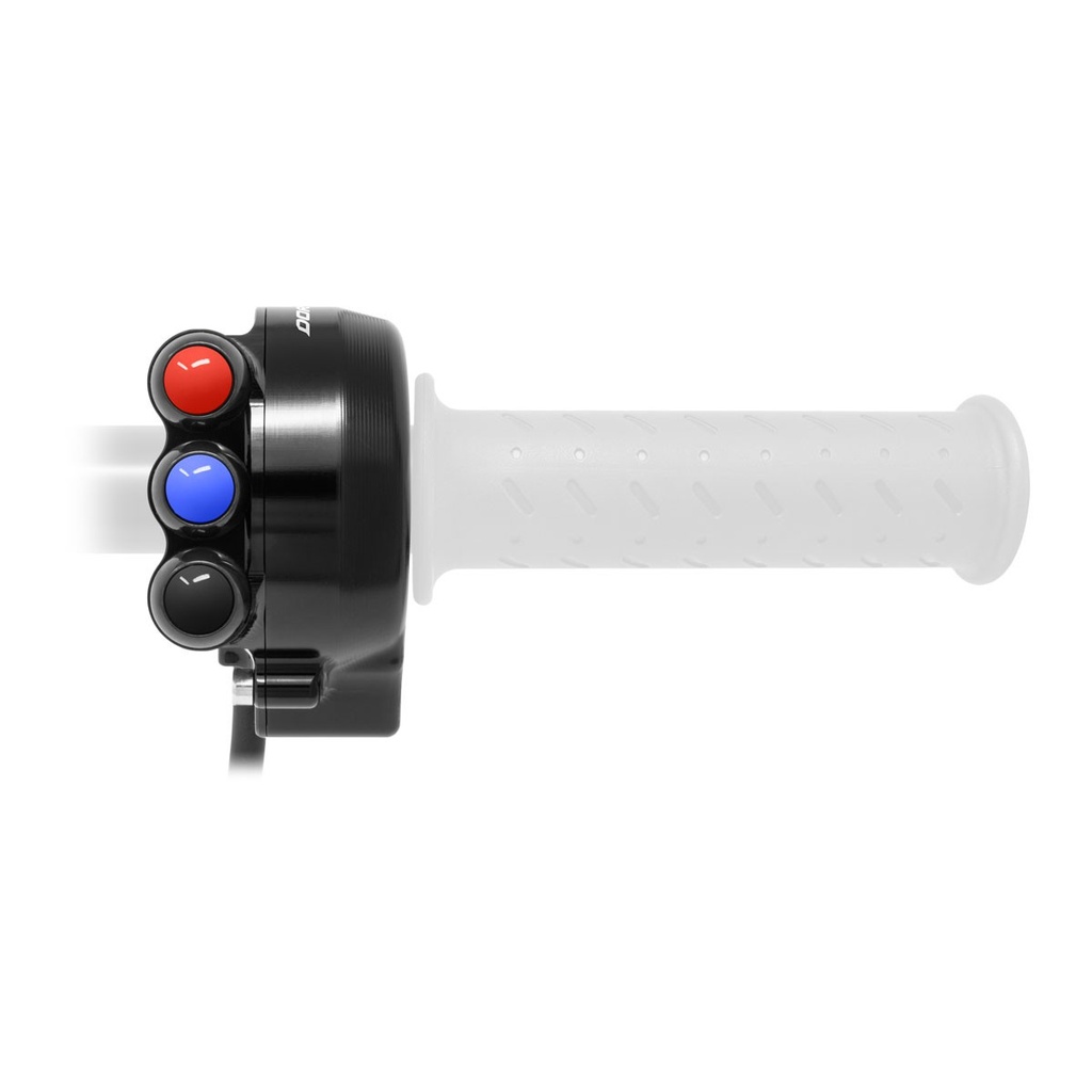 [JPCOAP009DD] Jetprime Throttle Cover with Handlebar Switch for Aprilia Dorsoduro (Black) - image 5