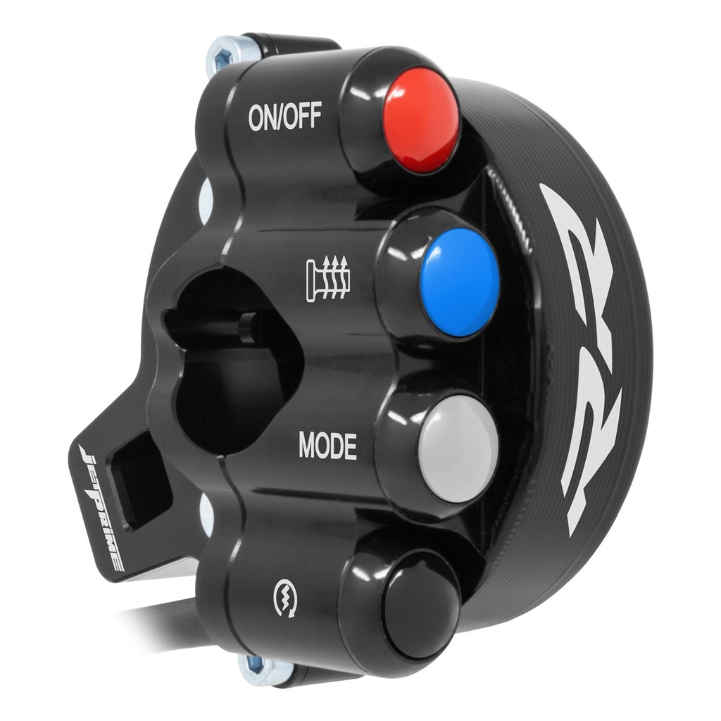 [JPCOBM008RR] Jetprime Throttle Cover with Handlebar Switch for BMW S 1000 RR (Black) - image 1