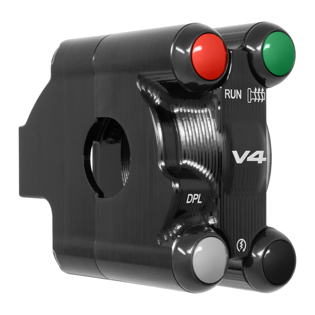 [JPCODU020S-002] Jetprime Throttle Cover with Handlebar Switch for Ducati Streetfighter V4 - image 1