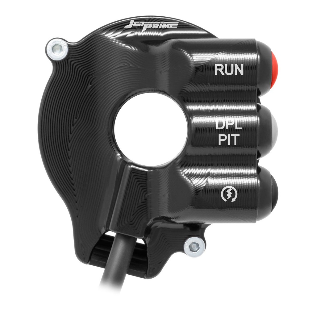 [JPCODU056-001] Jetprime Throttle Cover with Handlebar Switch for Ducati Panigale V4 - image 3