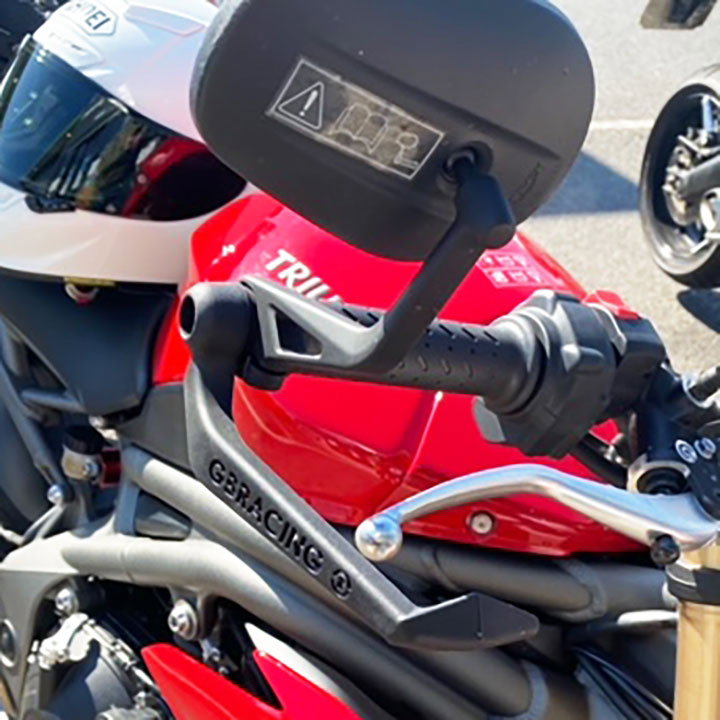 [BLG-S5-A160-GBR-001] GBRacing Brake Lever Guard A160 for Triumph Street Triple 675 - image 1
