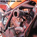 [CP-RC8-2008-LHS-GBR] GBRacing Frame Sliders LHS Assy for KTM RC8 / RC8 R - image 2