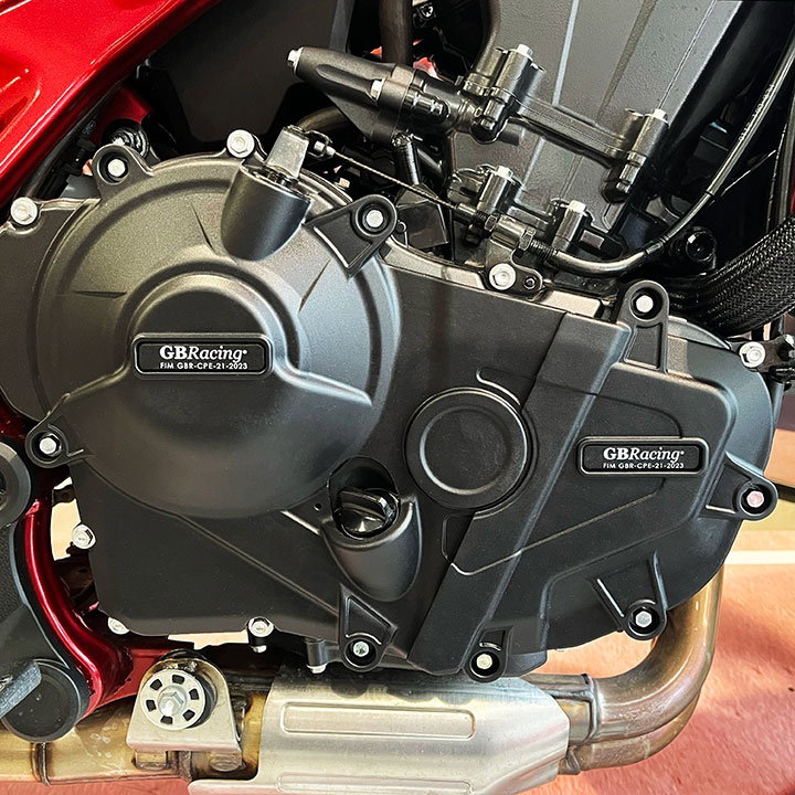 [EC-CB750-2023-2-GBR] GBRacing Clutch Case Cover for Honda CB750 Hornet XL750 Transalp - image 2