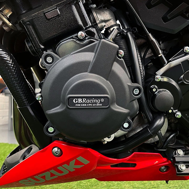 [EC-GSXS750-L7-1-GBR-003] GBRacing Alternator Case Cover for Suzuki GSX-S750 - image 1