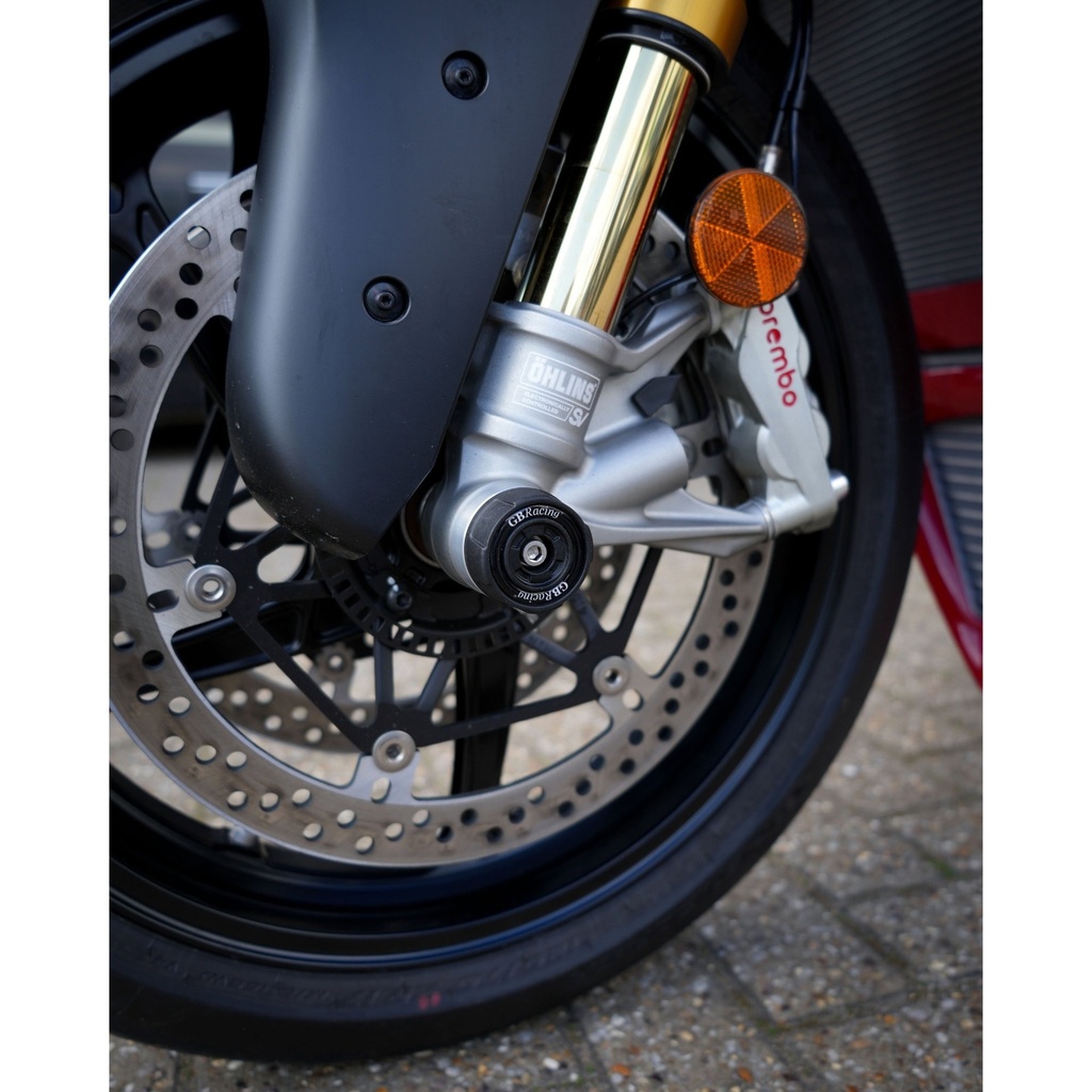 [GSP-26-20-70-001] GBRacing Front LHS Spindle Protector for Ducati Hypermotard 698 Mono - image 1
