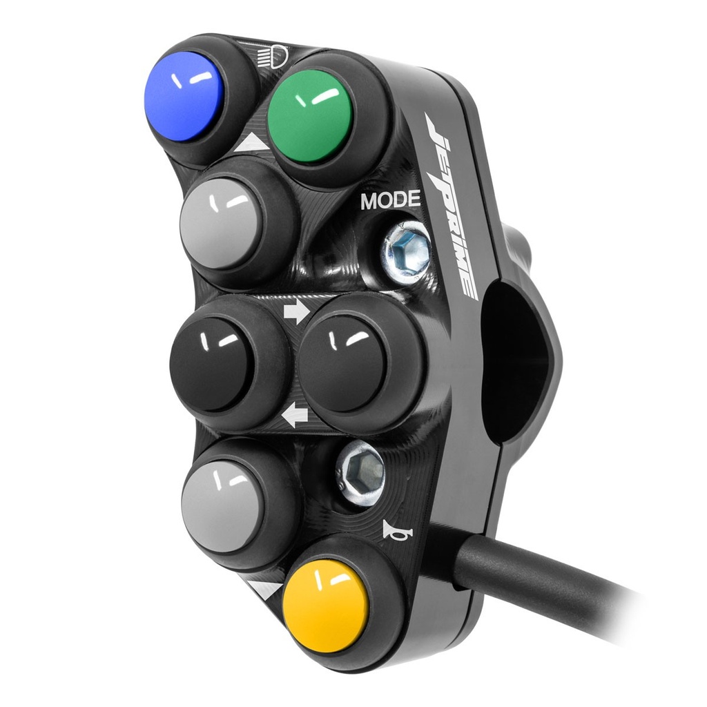 [JPPSAP009-002] Jetprime LHS Handlebar Switch for Aprilia Tuono V4 (Black) - image 1