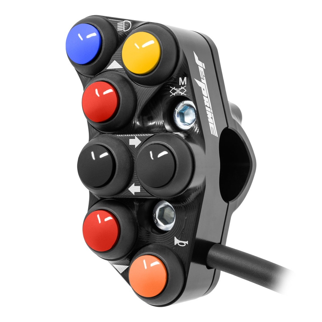 [JPPSDU006-011] Jetprime LHS Handlebar Switch for Ducati Streetfighter V2 (Black) - image 1