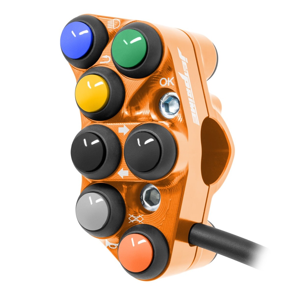 [JPPSKT048O-002] Jetprime LHS Handlebar Switch for KTM 990 Duke (Orange) - image 1