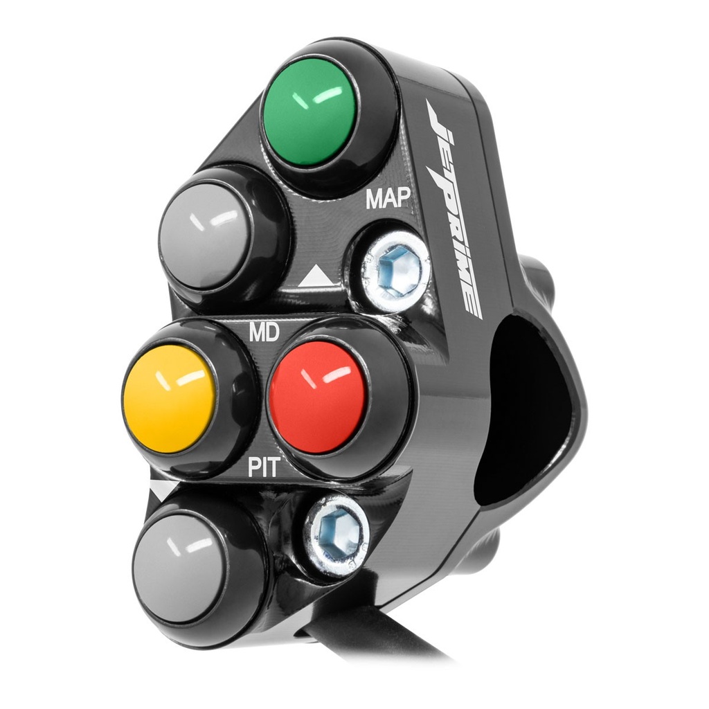 [JPPSRYA003] Jetprime Switch Panel LHS for Yamaha YZF-R1 2015 - 2019 RACE (Black) - image 1