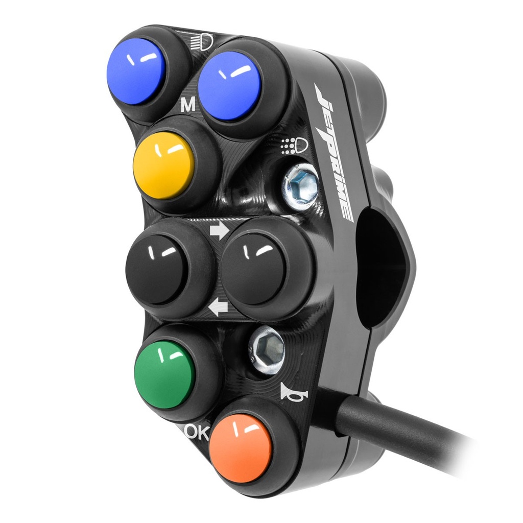 [JPPSTR039-001] Jetprime LHS Handlebar Switch for Triumph Tiger 850 Sport (Black) - image 1