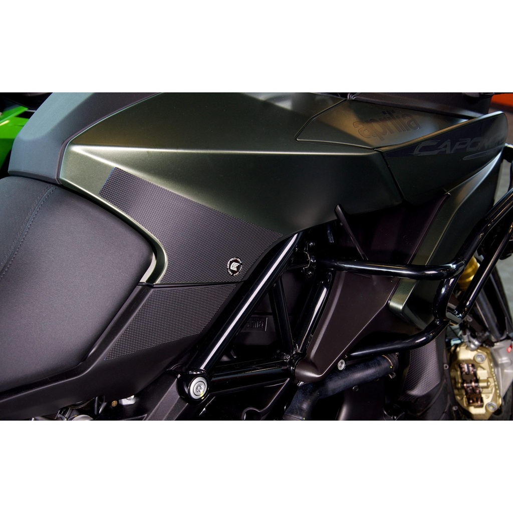 [PRO007BL] Eazi-Grip PRO Tank Grips for Aprilia Caponord 1200, clear or black (Black) - image 1