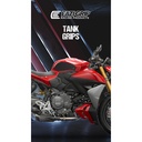 [PRO246BL] Eazi-Grip PRO Tank Grips for Ducati Streetfighter V2, clear or black (Black) - image 1