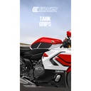[EVO962BL] Eazi-Grip EVO Tank Grips for Yamaha YZF-R7, clear or black (Black) - image 1