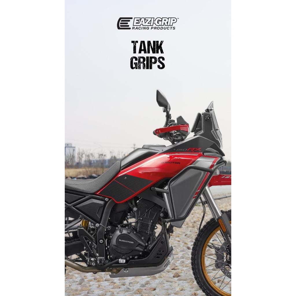 [SCTPQJM010] Eazi-Grip PPF Tank Grips for QJMOTOR SRT 450 RX - image 1
