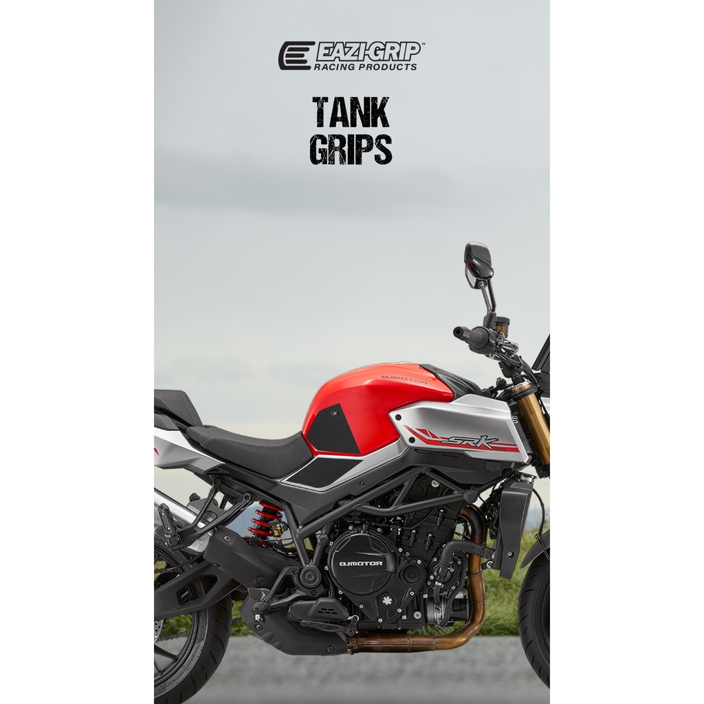 [SCTPQJM012] Eazi-Grip PPF Tank Grips for QJMOTOR SRK 900 - image 1