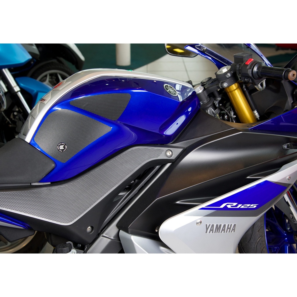 [PRO900BL] Eazi-Grip PRO Tank Grips for Yamaha YZF-R125, clear or black (Black) - image 1