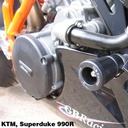 [CP-SD-2-SET-GBR-001] GBRacing Lower Frame Sliders for KTM 990 Super Duke - image 1