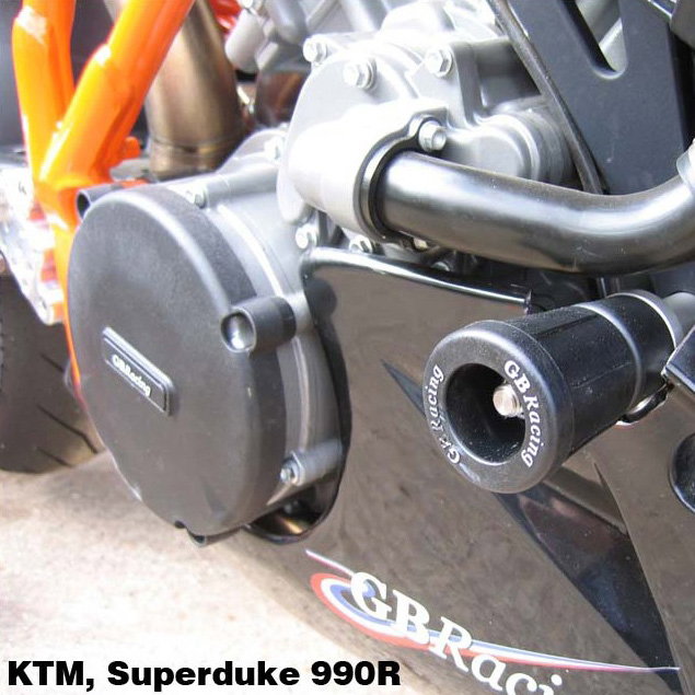 [CP-SD-2-SET-GBR-003] GBRacing Lower Frame Sliders for KTM 990 Supermoto - image 1