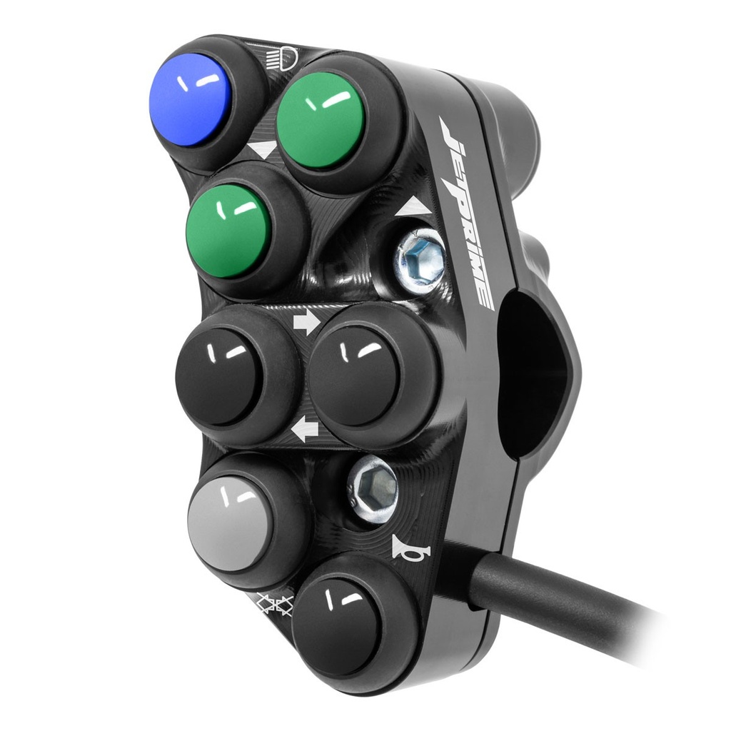 [JPPLS046-002] Jetprime LHS Handlebar Switch for Aprilia Tuono 457 (Black) - image 1