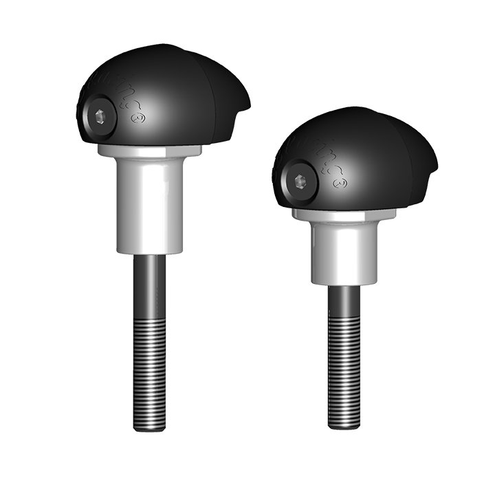 [FS-GSXR1000-K9-R] GBRacing Race Bullet Frame Sliders for Suzuki GSX-R1000 K9 - L6