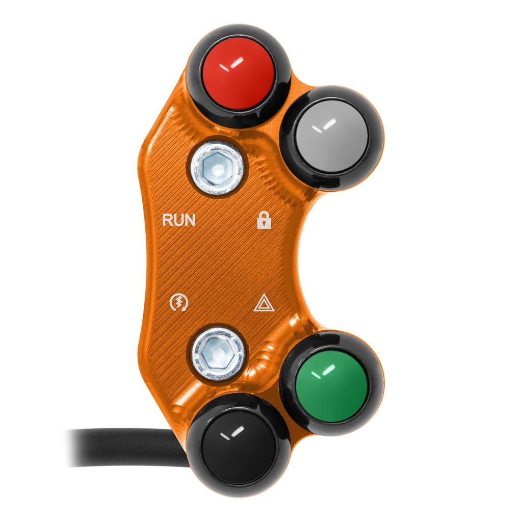 [JPPLD069O-001] Jetprime RHS Aligned Handlebar Switch for KTM 1290 Super Adventure, choice of colours (Orange)