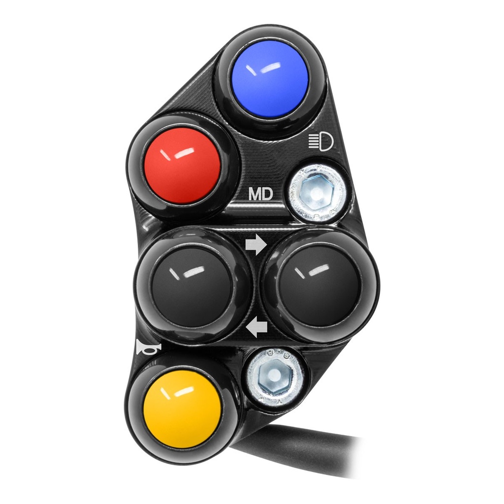 [JPPSMV002-006] Jetprime LHS Handlebar Switch for MV Agusta F3, choice of colours (Black)
