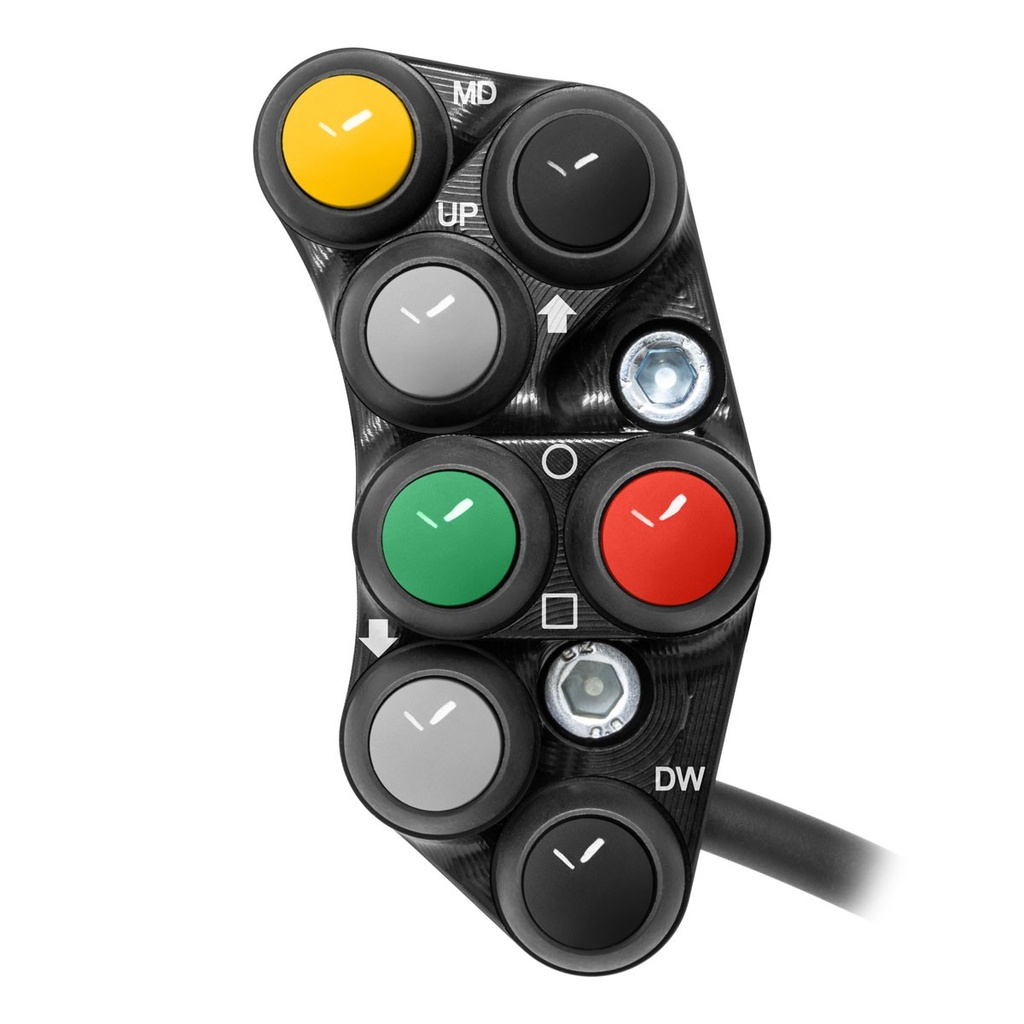 [JPPSRDU056-002] Jetprime LHS Race Handlebar Switch for Ducati Streetfighter V4, choice of colours (Black)