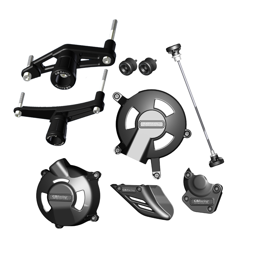 [CP675-CS-8-M-GBR] GBRacing Crash Protection Bundle (8mm) Triumph Daytona 675 Street Triple / R
