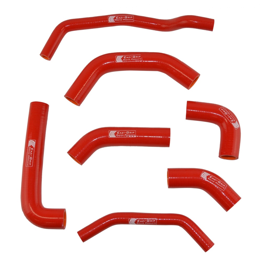 [HOSEKAW005RED] Eazi-Grip Silicone Hose Kit for Kawasaki ZX-10R, red