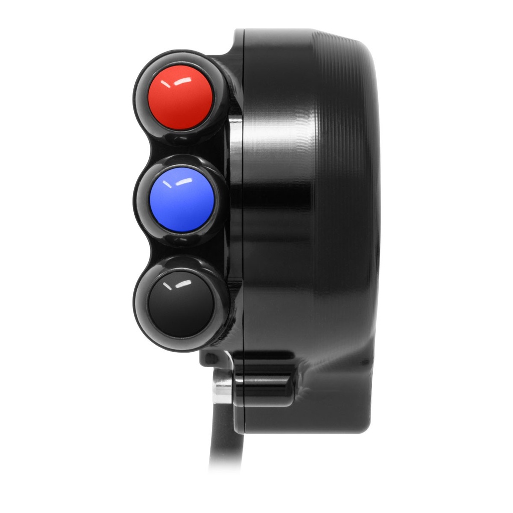 [JPCOAP009] Jetprime Throttle Cover with Handlebar Switch for Aprilia, choice of colours (Black)