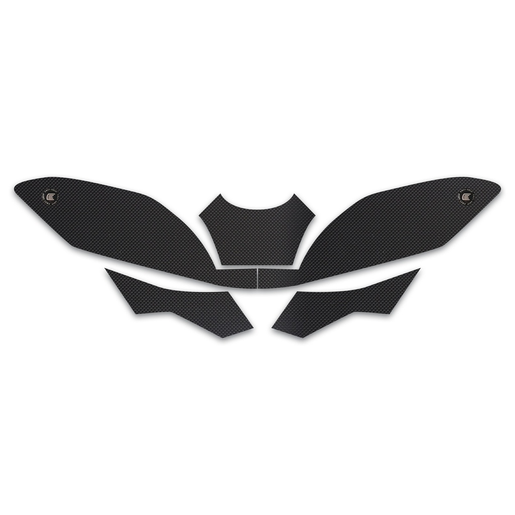 [WRAPSUZ004BL] Eazi-Grip PRO Wrap-Around Tank Grip for Suzuki GSX-S1000 GT GX, clear or black (Black)