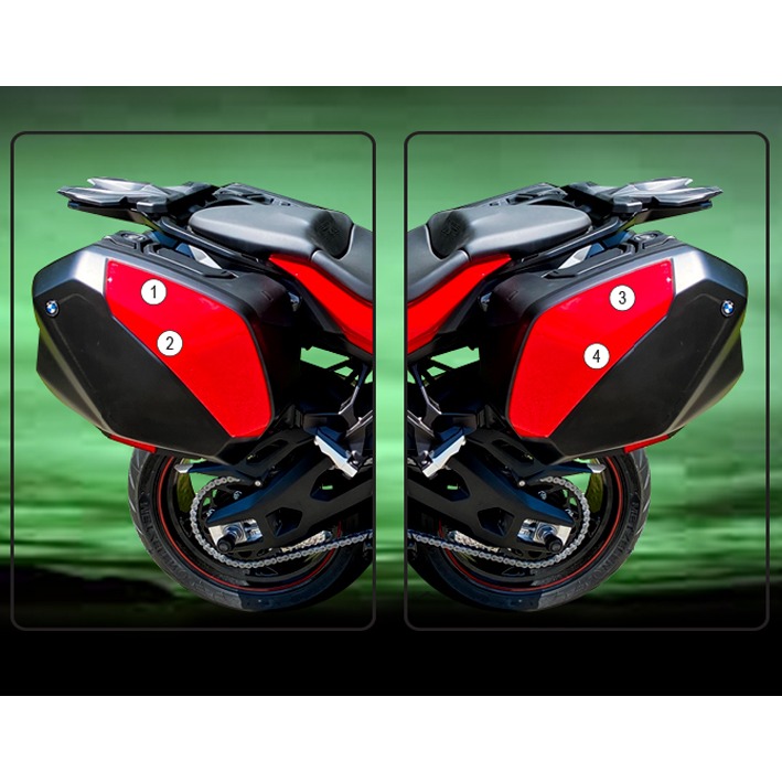 [PANNIERBMW004] Eazi-Grip Pannier Protection Film for BMW S 1000 XR, gloss or matte (Gloss)