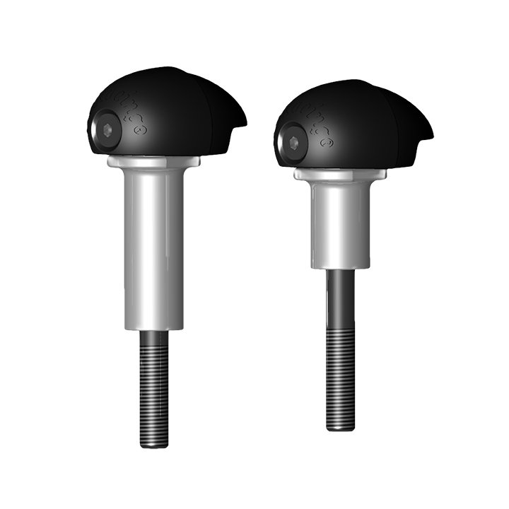[FS-ZX6-2009-R-002] GBRacing Race Bullet Frame Sliders for Kawasaki Ninja ZX-6R 636
